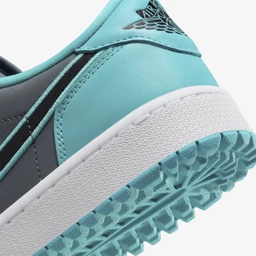 Jordan 1 Low Golf Gamma Blue Detail Ferse