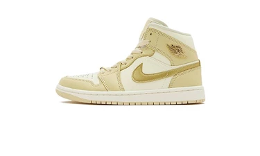 Jordan 1 Mid Vanilla Gold