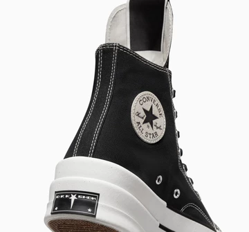 Rick Owens DRKSHDW x Converse DBL DRKSTAR Chuck 70 Low Black - Ferse