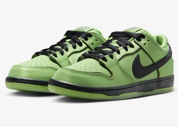 The Powerpuff Girls Nike SB Dunk Low Buttercup official Pictures