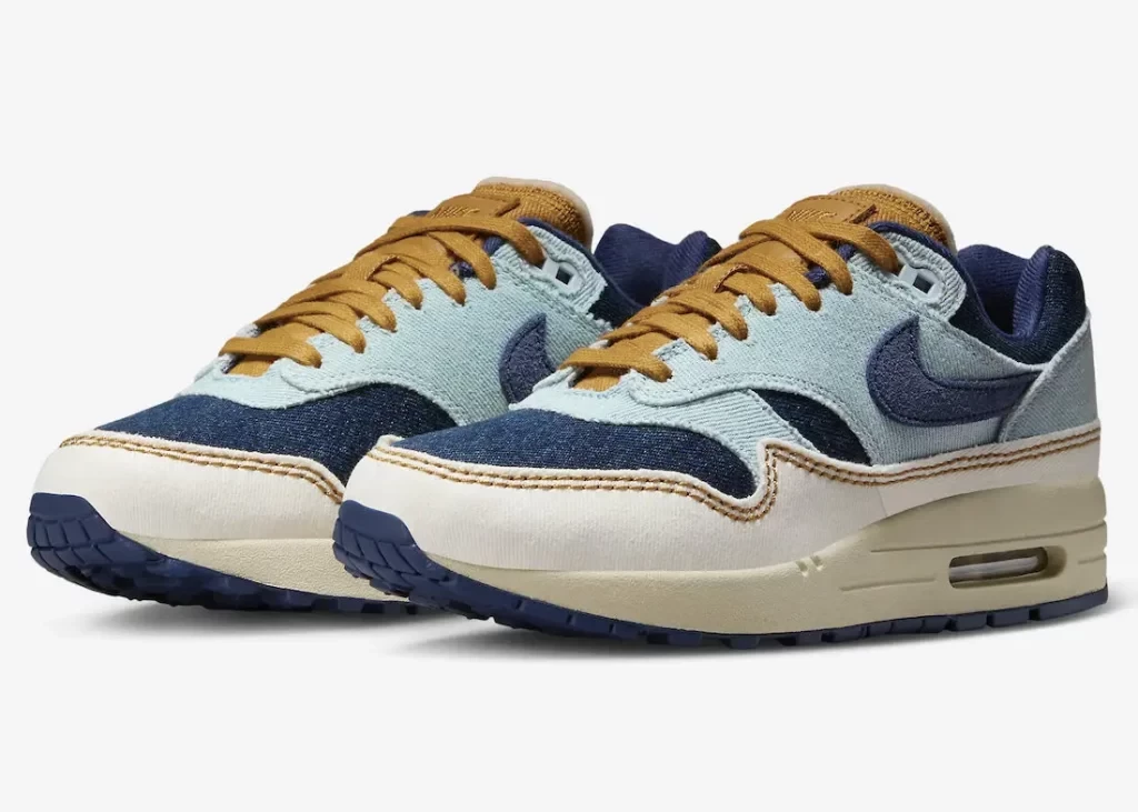 Nike air max 1 premium denim best sale