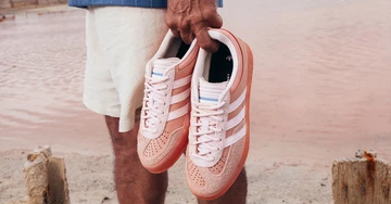 Bad Bunny X adidas Gazelle Cabo Rojo am Model