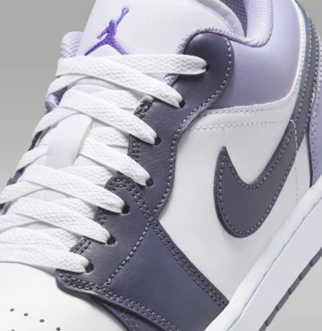 Jordan 1 Low White Indigo Haze Detailbild