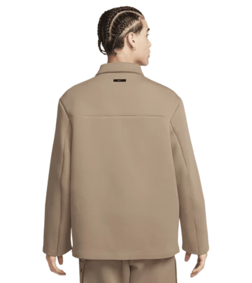 Nike Tech Fleece Reimagined Kollektion - Jacke Hellbraun hinten