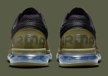 Air Max 2013 Olive Black von hintenn