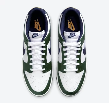Dunk Low Fir Green von Oben