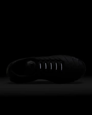 Air Max Plus Black Leather im dunklen