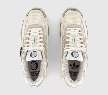 Offspring x adidas Response Ozweego Paar von oben