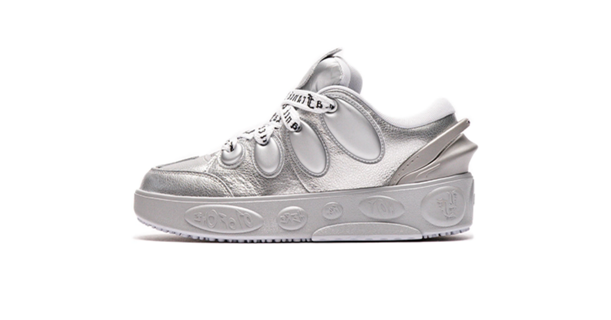 靴 ROCHAS Paris puma-la-france-chrome-gray-