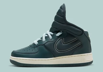 Air Force 1 Mid Big Tongue Teal außen