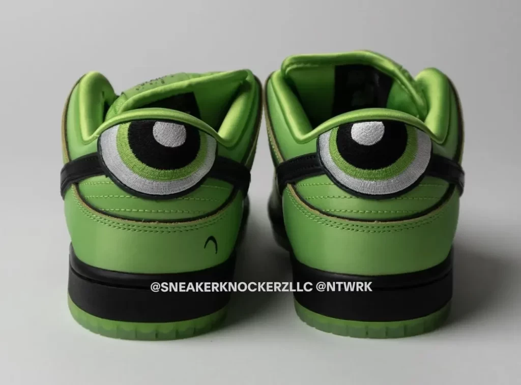 The Powerpuff Girls Nike SB Dunk Low Buttercup FZ8319-300