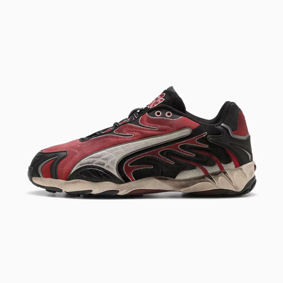 A AP Rocky x Puma Inhale Distr Black Red 402453 01 Dead Stock