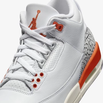Die Details des Jordan 3 Georgia Peach