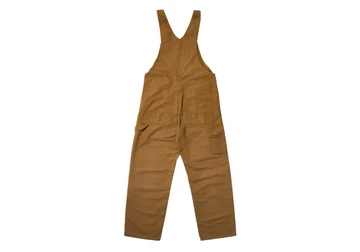 Palace Carhartt WIP Kollektion Fall Winter 2023 braune Latzhose von hinten