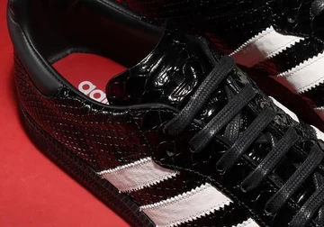 adidas Samba Made in Italy Black Croc Detail