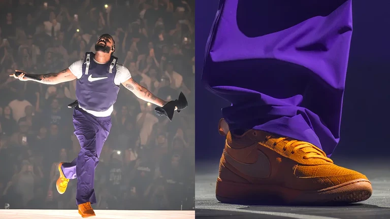 Nike Book Chapter 1 – Drake trägt die neue Signature-Silhouette auf seinem Konzert