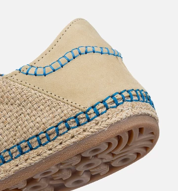 CLOT x adidas Gazelle Linen Khaki Ferse