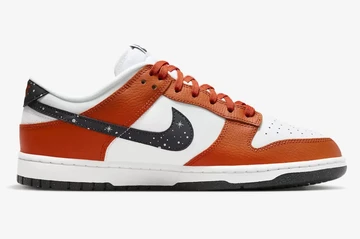 Dunk Low Starry Swoosh Orange von innen