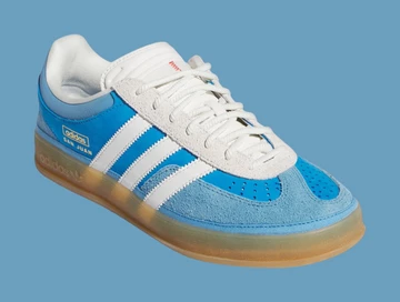 Bad Bunny adidas Gazelle San Juan leicht schräg von vorne