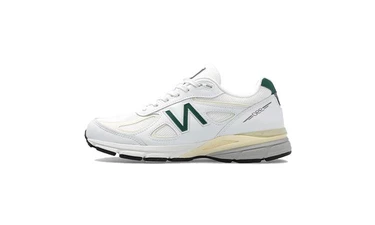 New Balance 990v4 White Green