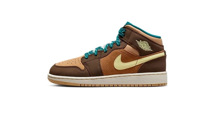 Jordan 1 Mid GS Cacao Wow