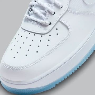 Air Force 1 Low White Icy Blue Detail Toebox