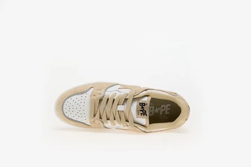 Der Bape Sk8 Sta M1 Beige von oben