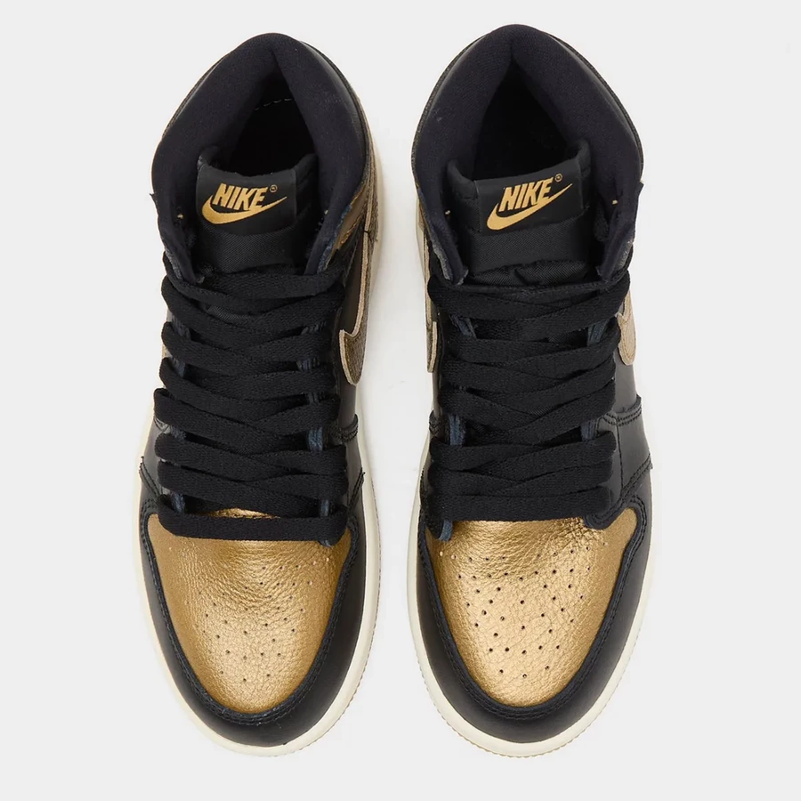 Jordan High Black Metallic Gold Dead Stock