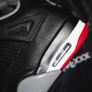 Jordan 4 Bred Reimagined Closeup