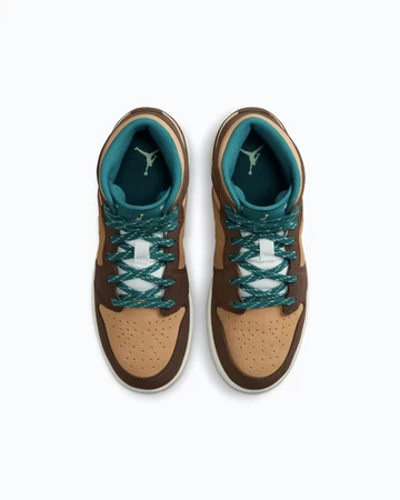 Jordan 1 Mid GS Cacao Wow von Oben