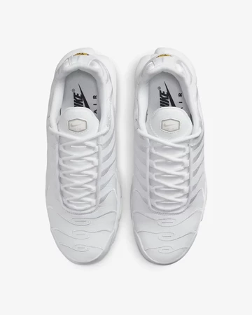 Air Max Plus White Leather von oben
