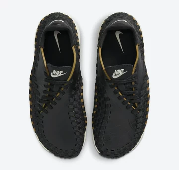 Nike Air Footscape Woven Premium Black Croc von Oben