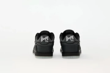 A Bathing Ape Bape SK8 Sta 5 Black von hinten
