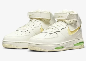 Air Force 1 Mid Evo Remastered Coconut Milk schräg