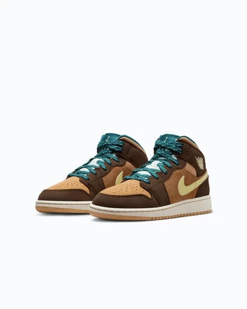 Jordan 1 Mid GS Cacao Wow Paar