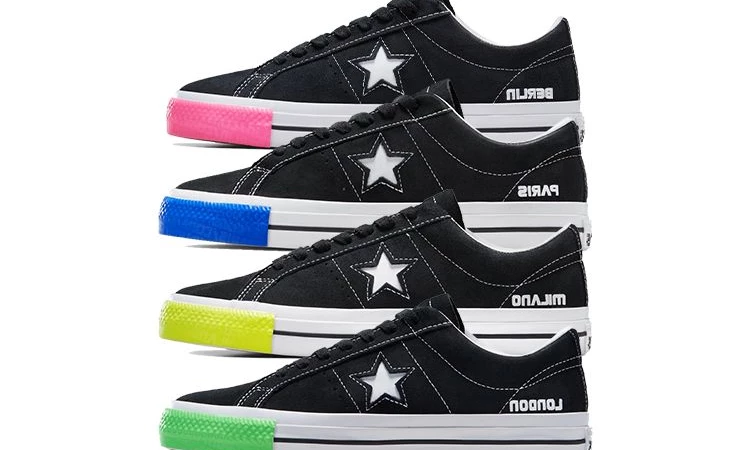 Black and white one star converse online