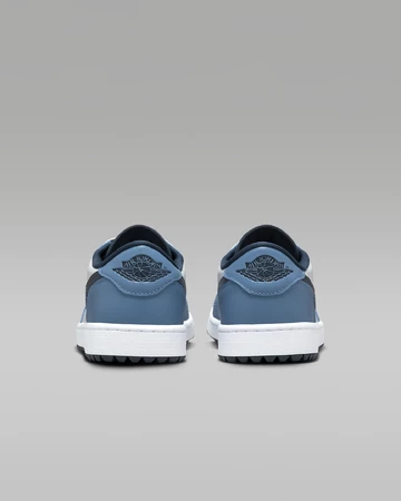 Jordan 1 Low Golf Aegean Storm Paar Ferse