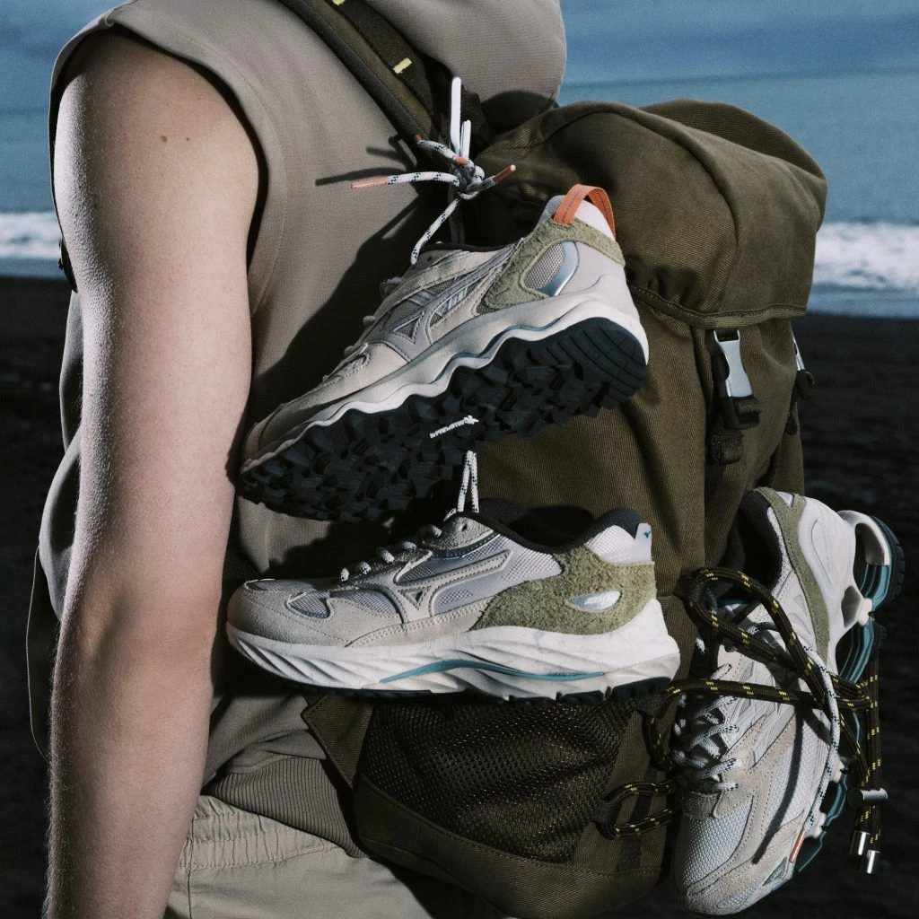 ミュージシャン NOMAD Mizuno Men's Wave Mujin TL GTX 'Nomad' Sneakers in Silver