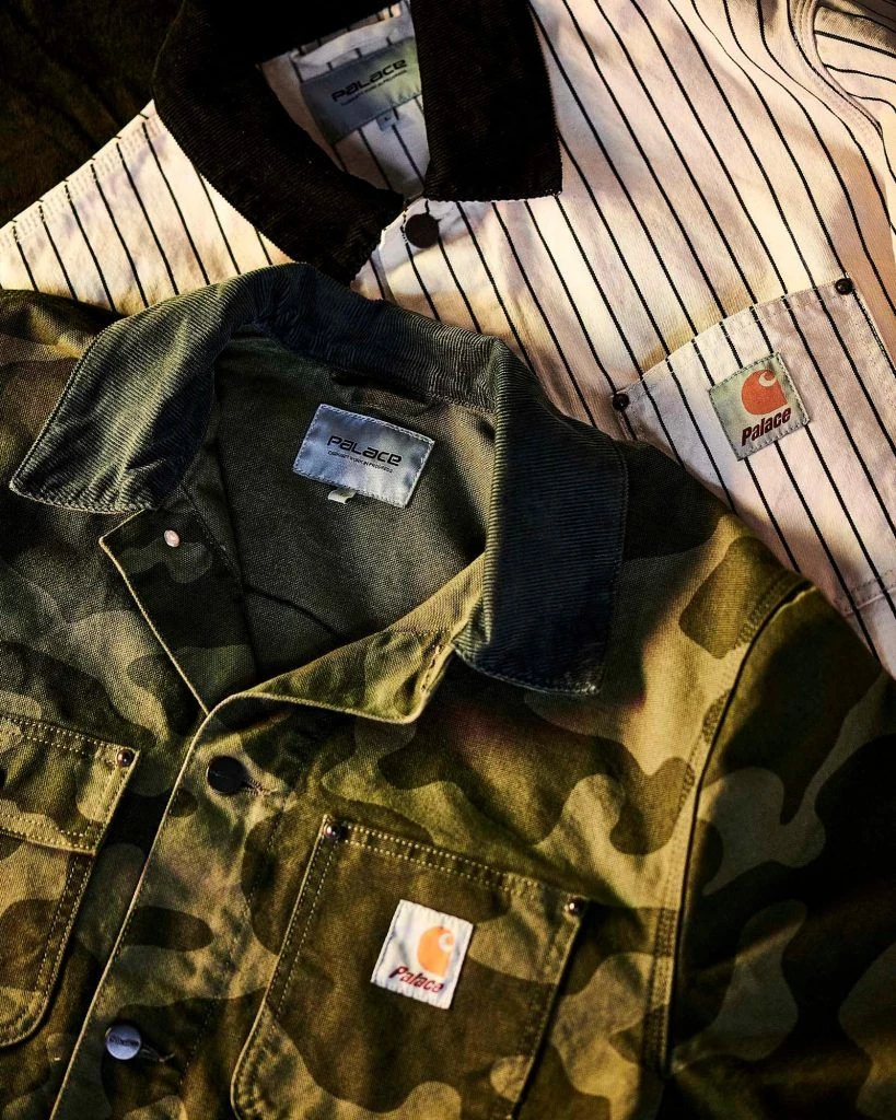 ジャケット・アウター PALACE CARHARTT WIP MICHIGAN COAT CAMO Palace x Carhartt WIP Michigan Coat Dollar Green Camo Men's