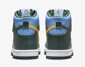 Nike Dunk High GS Deep Jungle von Hinten