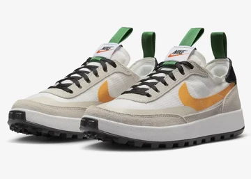Tom Sachs NikeCraft GPS White Green Gold Paar