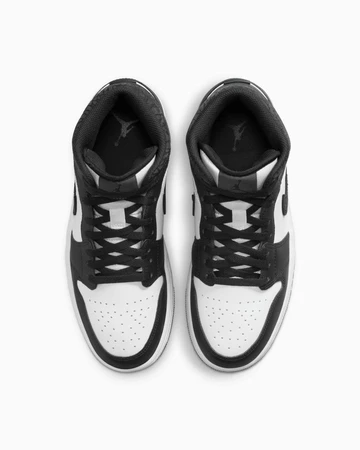 Jordan 1 Mid Panda Elefant - oben