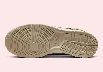 Dunk High Tan Light Grey Sohle
