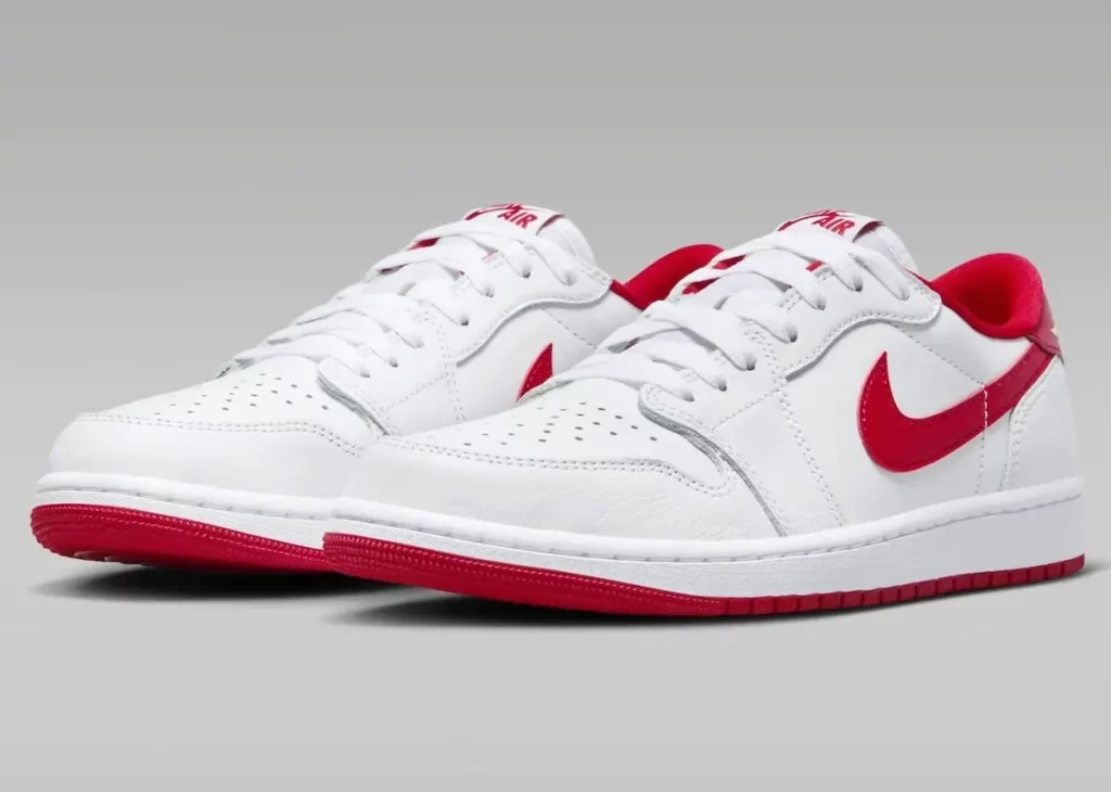 ★ Nike ★ Jordan 1 Retro Low OG University Red Air Jordan 1 Retro Low OG 'University Red' – Limited Edt