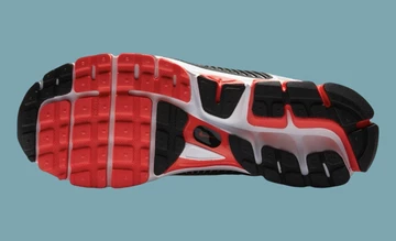 Nike Zoom Vomero 5 Bright Crimson Sohle