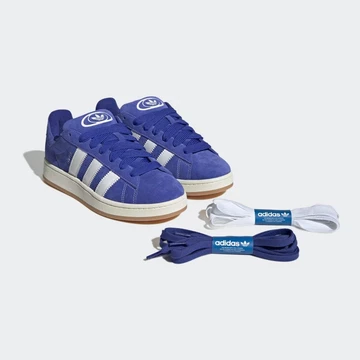 adidas Campus 00s Semi Lucid Blue mit extra fat laces