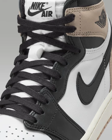 Jordan 1 High Latte Detail Mittelfußbereich