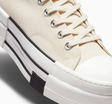 Rick Owens DRKSHDW x Converse DBL DRKSTAR Chuck 70 Low Ivory - Toebox