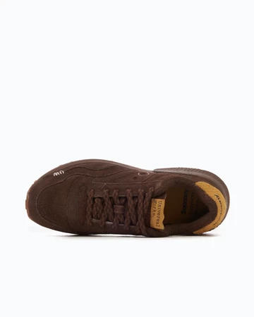 Universal Works Saucony Jazz NXT Brown von Oben