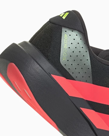 adidas Adizero Evo SL Lucid Red Ferse Details